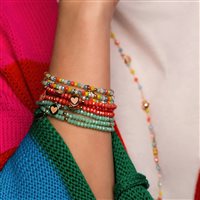 Bracelet Rue des Mille Woman Gipsy Chic in Silver BR-GIP PCOL MULT - BR-GIP PCOL MULT